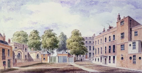 Vue de Whitehall Yard, 1828